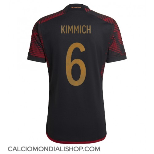Maglie da calcio Germania Joshua Kimmich #6 Seconda Maglia Mondiali 2022 Manica Corta